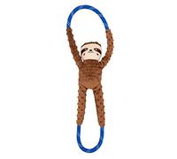 Zippy Paws Ropetugz Sloth Game Dog Toy | Interactive Tug and Play Toy | Durable, Fun, and Engaging for Dogs | Perfect for Chewing, Fetch, and Bonding Time