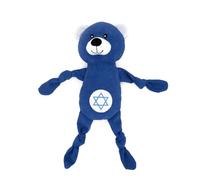 ZippyPaws Corduroy Cuddlerz, Squeaky Dog Toy with Soft Stuffing, Hannukkah Bear