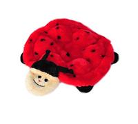 ZippyPaws - Crawlers, 6-Squeaker Plush Dog Toy - Betsey The Ladybug