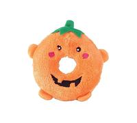 ZippyPaws Donutz Buddies - Pumpkin - No-Stuffing Squeaky Dog Toy