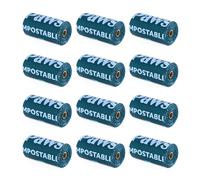 ZippyPaws ecoZippy Compostable Poop Bags - 12 Rolls