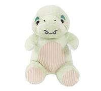 ZippyPaws ecoZippy Dino Plush Dog Toy - Eco-Friendly Squeaky Toy for Interactive Play (T-Rex)