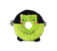 ZippyPaws Halloween Donutz Buddies - Frankenstein's Monster - No-Stuffing Squeaky Dog Toy