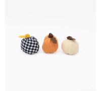 ZippyPaws Halloween Miniz 3-Pack - Gourds Dog Plush Toy for Small Dogs