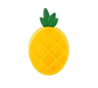 ZippyPaws Happy Bowl - Pineapple Dog Pet Feeder for Dogs Squeaky Dog Toy
