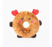 ZippyPaws - Holiday Donutz Buddies Squeaky Dog Toys - Reindeer