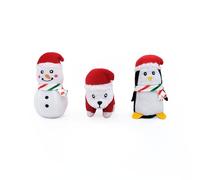 ZippyPaws Holiday Miniz 3-Pack - Festive Animals