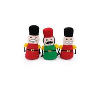 ZippyPaws Holiday Miniz 3-Pack - Nutcrackers