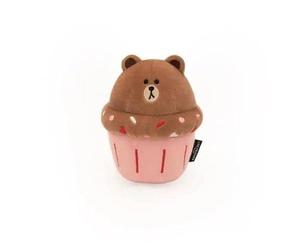ZippyPaws LINE Friends NomNomz® Cupcake - Brown
