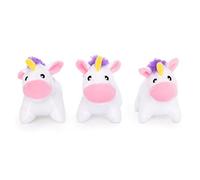 Zippy Paws Miniz Unicorns Dog Toy (3-Pack) - Small Squeaky Plush Toys for Dogs - Fun, Durable, and Interactive Unicorn Shaped Toys
