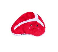 ZippyPaws - NomNomz Plush Squeaker Dog Toy For The Foodie Pup - Steak