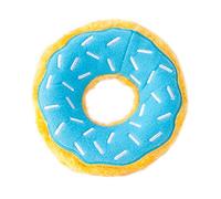 ZippyPaws - Original Donutz No Stuffing Squeaky Plush Dog Toy - Blueberry