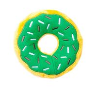ZippyPaws Original Donutz No Stuffing Squeaky Plush Dog Toy - Mint Chip