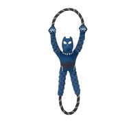 ZippyPaws RopeTugz Dog Toy, Durable Rope for Tugging and Chewing, Plush Body with Squeaker, Black Panther