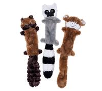 ZippyPaws Skinny Peltz Large (3-pack) Chipmunk, Lemur, Monkey