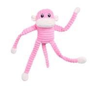 ZippyPaws Spencer Crinkle Monkey - Pink - Small