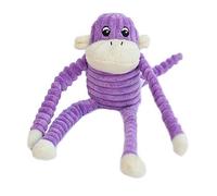 ZippyPaws Spencer Crinkle Monkey - Purple - Small