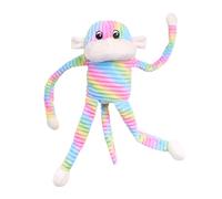 ZippyPaws Spencer the Crinkle Monkey - Large Rainbow 24/cs