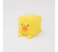 ZippyPaws Squeakie Blocks - Duck Dog Squeaky Plush Toy for Dogs