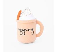 ZippyPaws - Stuffed Plush Dog Toy with Squeaker - Eggnog