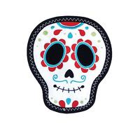 ZippyPaws Z-Stitch - Santiago the Sugar Skull Dog Tough Plush Toy for Dogs