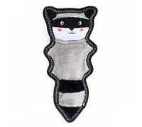 ZippyPaws Z-Stitch Skinny Peltz Dog and Puppy Toy - Raccoon