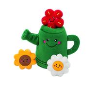 ZippyPaws Zippy Burrow Interactive Dog Toys - Hide and Seek Dog Toys and Puppy Toys, Colorful Squeaky Dog Toys and Plush Dog Puzzles, Watering Can