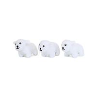 ZippyPaws ZP893 Miniz 3 Pack Polar Bears Squeak Toy