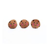 ZippyPaws ZP894 Miniz 3 Pack Cookies Squeak Toy