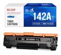 ZIPRINT 142A W1420A W1420X Toner Replacement for HP142A W 1420A W 1420X Toner for HP Laserjet MFP m140we Toner m110we MFP m140w m139we m139w (1 Black, No Chip)