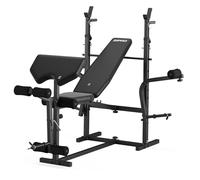 Zipro Olympic Weight Bench Set, Ripped, Weight Bench with Leg Developer, Curl Desk, Shelf and Butterfly, Power Station Adjustable Backrest and Seat Cushion, 270 kg, Multifunctional Training Bench