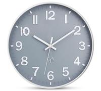 Ziprote Wall Clock Radio-Controlled Silent Radio-Controlled Wall Clock 30 cm Large