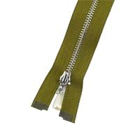 Zips for Sewing 10/15Pcs 15-70cm 3# Zipper Open&Close-End Auto Lock Gold Pearl Slider DIY Bag Purse Dress Decor Zip Sewing Accessory(S,OpenEnd-No3-50cm,15Pcs)