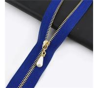 Zips for Sewing 10/15Pcs 15-70cm 3# Zipper Open&Close-End Auto Lock Gold Pearl Slider DIY Bag Purse Dress Decor Zip Sewing Accessory(J,CloseEnd-No3-30cm,10Pcs)