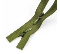 Zips for Sewing 5/10Pcs 3# 60/120cm Invisible Nylon Zippers with Double Sliders Dress Pillow Replace Garment Zips Repair Kit DIY(Deep Green,60cm-10Pcs)