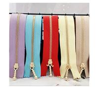 Zips for Sewing 5 pcs 3# Gold Metal Zipper Close-end Zip 12/15/20cm for Jeans Bags Sewing Tailor Garments Handbag Craft DIY Accessories(Mixed Colors 3,20cm)