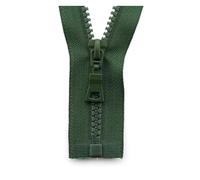 Zips for Sewing 5# Resin Zipper 5pcs Open End Zip for Jacket Black Sleeping Bag Tent Accessories Zipper DIY Garment Sewing Zips 55/60/70/80/90cm(Green,55cm)