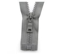 Zips for Sewing 5# Resin Zipper 5pcs Open End Zip for Jacket Black Sleeping Bag Tent Accessories Zipper DIY Garment Sewing Zips 55/60/70/80/90cm(Grey,70cm)