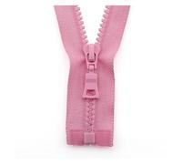 Zips for Sewing 5# Resin Zipper 5pcs Open End Zip for Jacket Black Sleeping Bag Tent Accessories Zipper DIY Garment Sewing Zips 55/60/70/80/90cm(Pink,90cm)