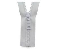 Zips for Sewing 5# Resin Zipper 5pcs Open End Zip for Jacket Black Sleeping Bag Tent Accessories Zipper DIY Garment Sewing Zips 55/60/70/80/90cm(White,70cm)