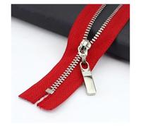 Zips for Sewing 6Pcs 3# Zippers for Jacket 15-30cm Close-end Zip Garment Pocket Decor Zipper Closure Repair Kit DIY Bag Sewing Accessories(AP393-RedSilver,30cm-3Pcs)