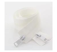 Zips for Sewing Black 5# Nylon Waterproof Zippers Double Sliders Invisible Zipper for Sewing Jackets Sports Sewing Zippers DIY Crafts(White,80cm)