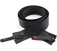 Zips for Sewing， Open Ended Zip Fasteners,Coil Zippers,1pcs 5# Black Invisible 60cm-120cm Nylon DIY Outdoor Sports Jacket Down(Double Open Tail 70cm)