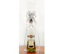 ZipSeven Cellophane Bags for Wine Bottles, 6 x 18 Inches, Clear Gift Bags With Ribbon Bows, Cello Bags Clear Plastic Gift Bottle Wrap, Pack of 5, 6 * 20