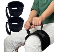 ZipSeven Thigh Lifter Strap Leg Lifting Strap Pull Up Assistance Belt Foot Transfer Aid Knee Lifter Loop with Handle Patient Leg Training Mobility Device for Elderly and Disable (2)
