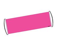 ZipSign Dry Erase Banner Rolls Itself Up, Unrolls to 9.5” x 27”, Reusable, Handheld, Portable, Fits in Your Pocket - Great for Sports, Concerts, Cheer, Team Spirit (Solid Pink ZipSign)
