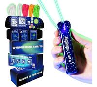 ZipString Luma - Glow in the Dark String Launcher Toy - Viral Outdoor Fidget Toy for Kids & Adults - Cool Rechargeable Toys - Cosmic Green Glow Zip String