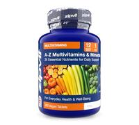 Zipvit A-Z Multivitamin Tablets, Vegan Multivitamin & Minerals for Men and Women, 360 Tablets (12-Months Supply), 25 Essential Vitamins & Minerals for Immune Support, Bone Health, and Energy
