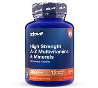 Zipvit A-Z Multivitamins & Minerals for Men & Women - 25 Nutrients - Vegan | High Strength - 360 Tablets - Advanced Everyday Whole Body Support - 3rd Party Tested