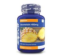 Zipvit Bromelain High Strength 800mg per Serving, 960 GDU Enzyme Activity per Serving, 90 Vegan Capsules, Natural Pineapple Digestive Enzyme, 2 a Day